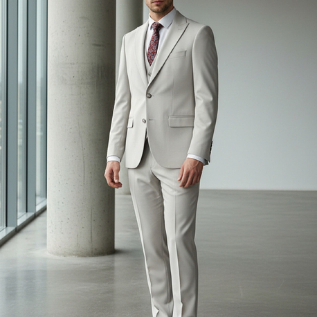SLIMFIT YELEKLİ TAKIM ELBİSE