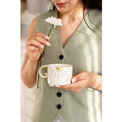 White Gerbera ✨ Mug