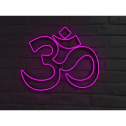 Om Meditasyon Namaste Yoga Neon Duvar Dekoru