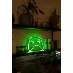 Gamer Konsol Neon Duvar Dekoru