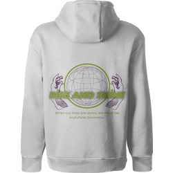 Kapüşonlu Sweetshirt Rise And Shine Baskılı Hoodie
