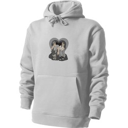  Kapüşonlu Sweetshirt Çift Baskılı Hoodie