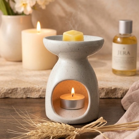 Jera Style Buhurdanlık - Wax Melt Uyumlu Doğal Koku Ritüeli için Dekoratif Obje