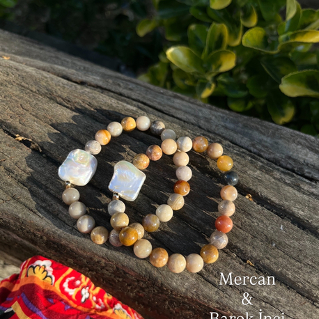 Mercan & Barok İnci | Bileklik 