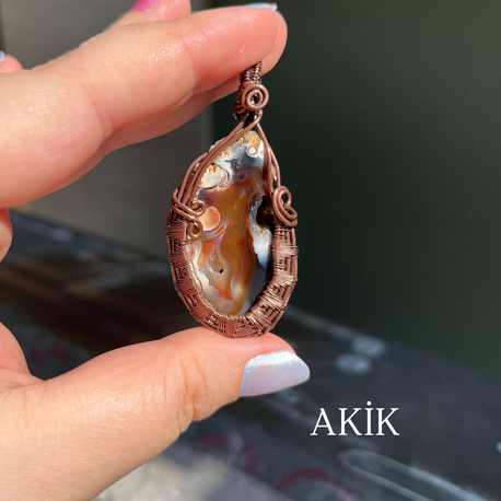 Toprağın Zamanı | Akik Bakır Kolye 