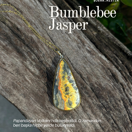 Bumblebee Jasper | Yaban Arısı Jasper Kolye 