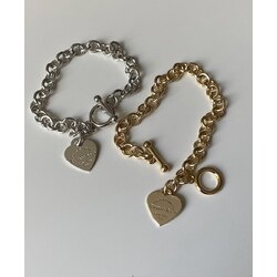 Tiffany bileklik  gold and silver 