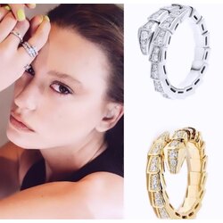 Serpenti gold yüzük