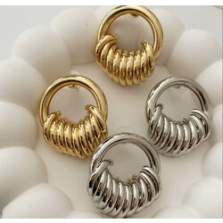 Spiral halka vintage gold
