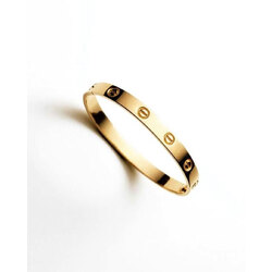 Cartier gold  kelepçe 