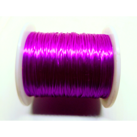 Renkli Lastik Misina 0.8mm Mor