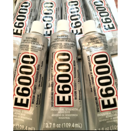 E6000 Şeffaf, 109.4ml (3.7fl oz) Yüksek Kalite Yapıştırıcı