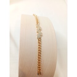 E1021 Kalp Bileklik Gold