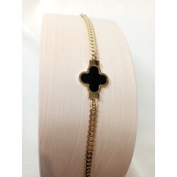 E1015 Yonca Bileklik Gold