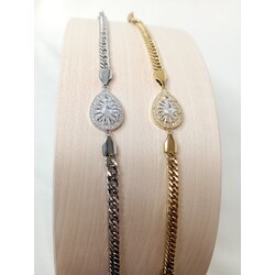 E1014 Damla Bileklik (Gold/Silver)