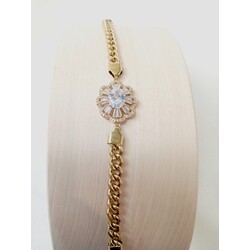 E1018 Çiçek Bileklik Gold