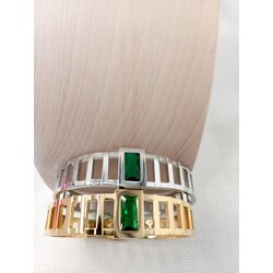 K1009 Yeşil Kristal Kelepçe