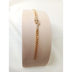 E1019 Yılan Bileklik Gold