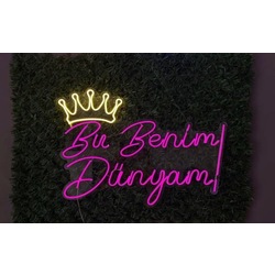 Bu Benim Dünyam Neon Tabela