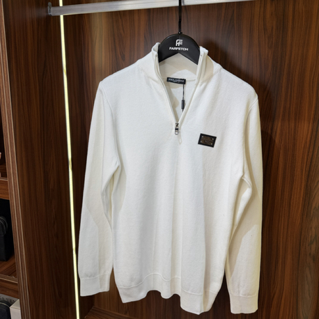 Dolce Gabbana Yarım Fermuarlı Premium Sweatshirt T-1