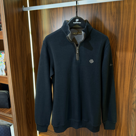 Loro Piana Yarım Fermuarlı Premium Sweatshirt T-1
