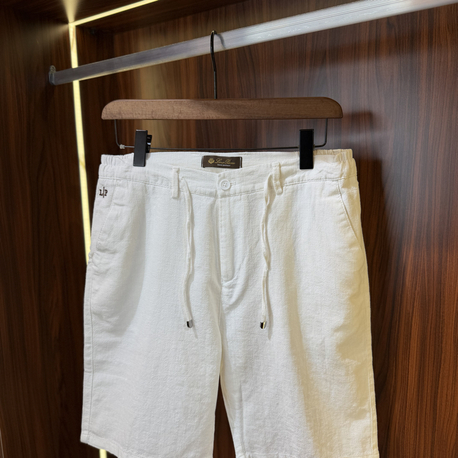 Loro Piana Premium Keten Şort T-1