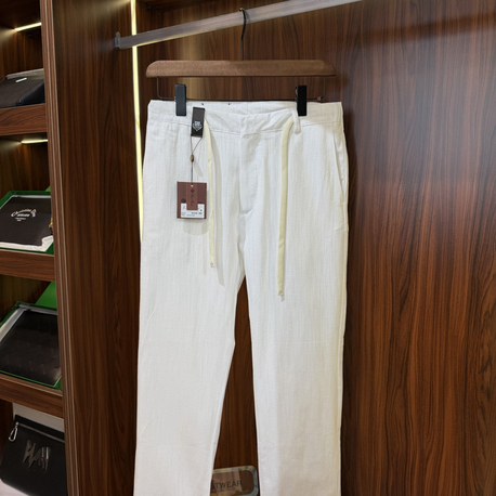 Loro Piana Premium Keten Pantolon T-1