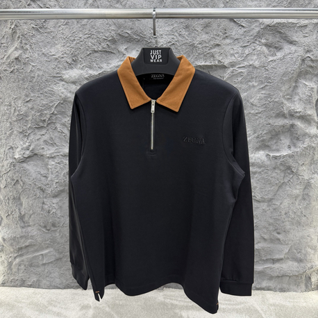 Zegna Yarım Fermuarlı Sweatshirt