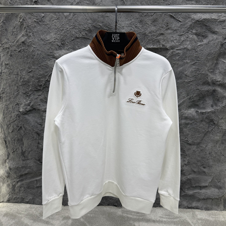 Loro Piana Yarım Fermuarlı Sweatshirt