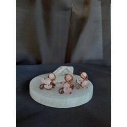 Pembe kuvars yüzük