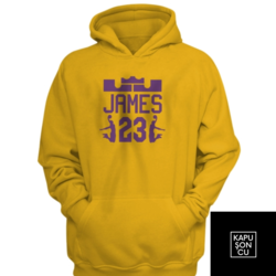 LeBron James Sarı Hoodie 