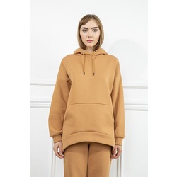 Camel basic boyfriend hoodie