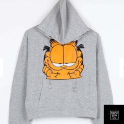 Garfield Baskılı Hoodie