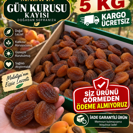 5 KG GÜN KURUSU KAYISI