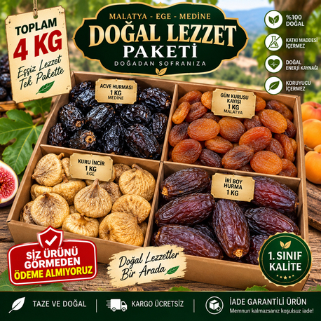 DOĞAL LEZZET PAKETİ  4 KG 