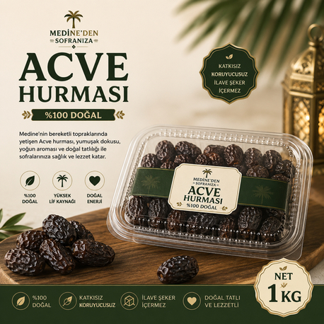 MEDİNE ACVE HURMASI 1 KG 