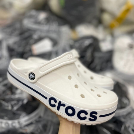 CROCS BEYAZ YAN YAZILI (36-45) STOKTA
