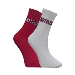 2'li Unisex Netflix Neşeli Çorap Seti