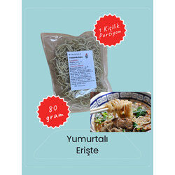 Yumurtalı Erişte 80 gr.