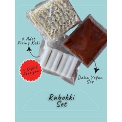Rabokki Seti - Sos + Noodle + Pirinç Keki - 1 Porsiyon