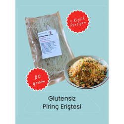 Glutensiz Pirinç Eriştesi 1 Porsiyon - 80 gr.