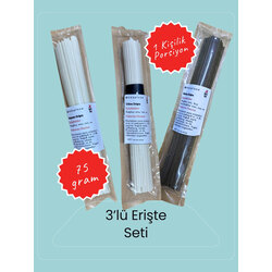 3’lü Erişte Seti - Udon, Soba, Ramen - 75. gr