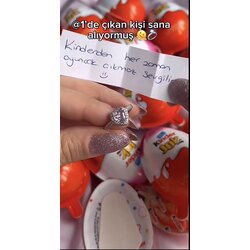 Kinderden yüzük çıkan 