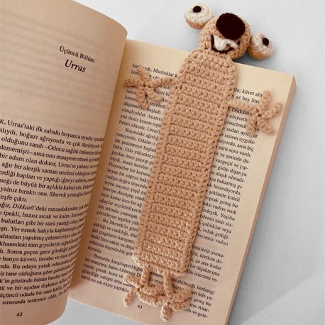 Sid Amigurumi Ayraç – El Yapımı Örgü Bookmark