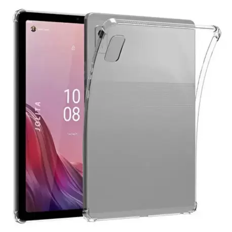 Lenovo M9 Köşe Korumalı Şeffaf Silikon Tablet Kılıf