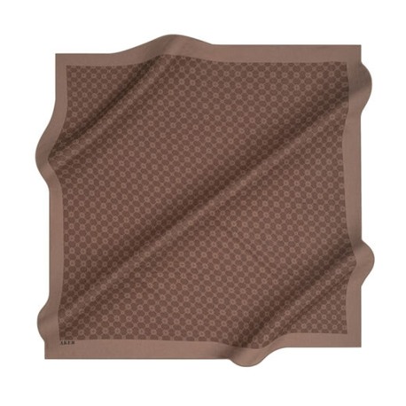1090500 AKER ELEGANCE MONOGRAM EŞARP 932(KAHVERENGİ)