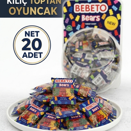 Bebeto Bears Ayıcık Jelibon 20 Adet
