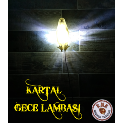 KARTAL FİGÜRLÜ GECE LAMBASI- DEKOR (FOSFORLU)