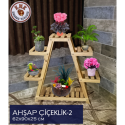 AHŞAP ÇİÇEKLİK STANDI -2