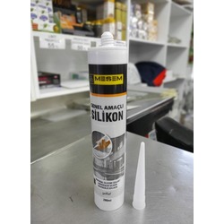 Meşem Şeffaf - Beyaz silikon